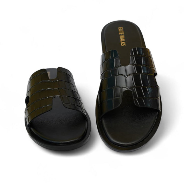 COMFAURA  Luxe – Croc Black